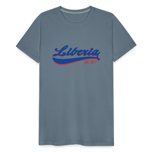 Load image into Gallery viewer, LIBERIA (SWEET LAND) SHIRT - steel blue