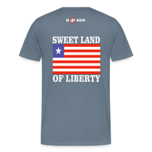 Load image into Gallery viewer, LIBERIA (SWEET LAND) SHIRT - steel blue