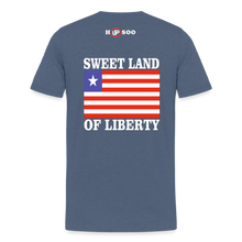 Load image into Gallery viewer, LIBERIA (SWEET LAND) SHIRT - heather blue