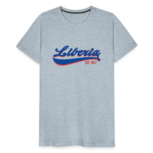 Load image into Gallery viewer, LIBERIA (SWEET LAND) SHIRT - heather ice blue