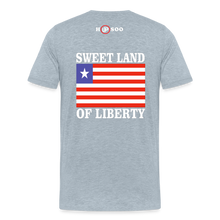 Load image into Gallery viewer, LIBERIA (SWEET LAND) SHIRT - heather ice blue