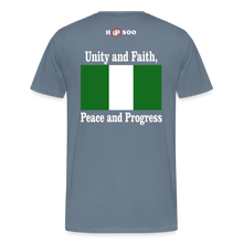 Load image into Gallery viewer, Nigeria patriot shirt - steel blue