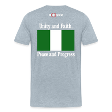 Load image into Gallery viewer, Nigeria patriot shirt - heather ice blue