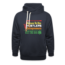 Load image into Gallery viewer, Focus on the BAG$ Shawl Collar Hoodie - navy